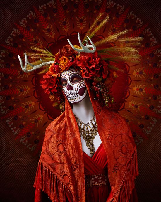 メキシコの「死者の日」にインスピレーションを受けたアートフォト