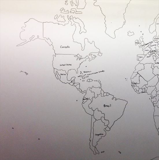自閉症の11歳の少年が記憶だけで描いた完璧な世界地図