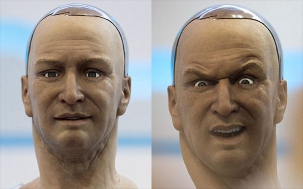 SF時代到来！人間と見分けがつかない程リアルな表情をするロボット