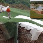 アメリカ・ミズーリ州のゴルフ場に幅24m深さ10mの巨大な穴が空く！
