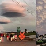 アメリカ・テキサスが異常事態！？　UFO雲、おっぱい雲が出現！！