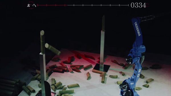 剣士の動きを完コピ！　安川電機が製作した「居合切り」を披露するロボット動画！