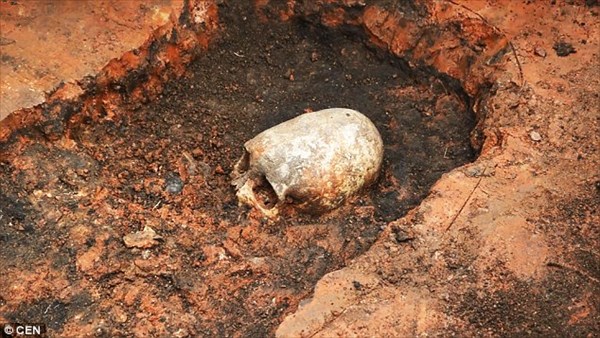 宇宙人の証拠？ロシア遺跡からエイリアンのような頭蓋骨を持つ骨が発掘される！