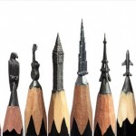 最新鉛筆アート！　ロシアの芸術家が鉛筆の芯から繊細なキャラクター彫刻を彫る
