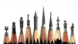 最新鉛筆アート！　ロシアの芸術家が鉛筆の芯から繊細なキャラクター彫刻を彫る