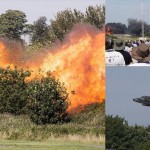イギリスの航空ショーで戦闘機が墜落事故　まるで映画のワンシーンのように　