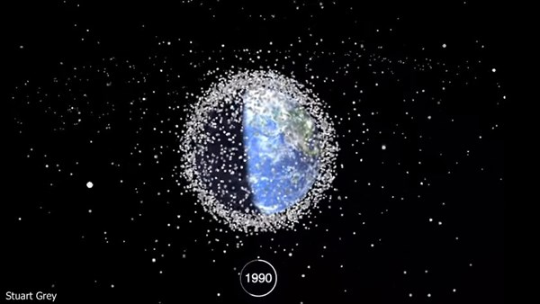 一目瞭然！宇宙開発の歴史　60年でここまで増えた宇宙ゴミ(スペースデブリ)