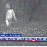 こんなクッキリ写る？　地元メディアが報じた、森で撮影された少女の幽霊の真相